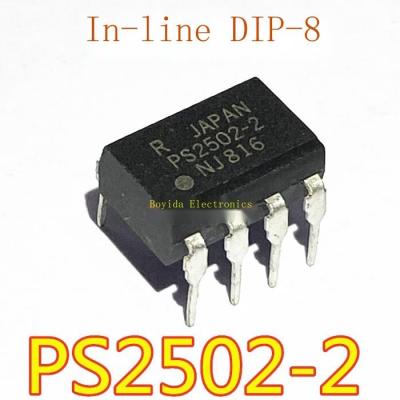 10Pcs ใหม่ Original PS2502-2 PS2502 DIP8ปลั๊กตรง Optocoupler Optical Isolator