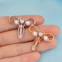 【DT】hot！ Female Uterus Metal Brooch Badge Jewelry Pin Doctor Student Accessories