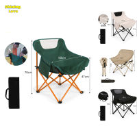 ShiningLove Camping Chairs Lawn Chairs Portable Chair Support 150kg Foldable Chair Backpacking Chair 600D Oxford Cloth + Aluminum Alloy