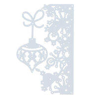 xiamei เกล็ดหิมะลูกไม้/คริสต์มาสระฆังตัดตายสำหรับแสตมป์ scrapbooking Stencils