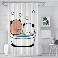 【CW】□▪♟  and Shower Curtains Bubu Cartoon Partition Accessories