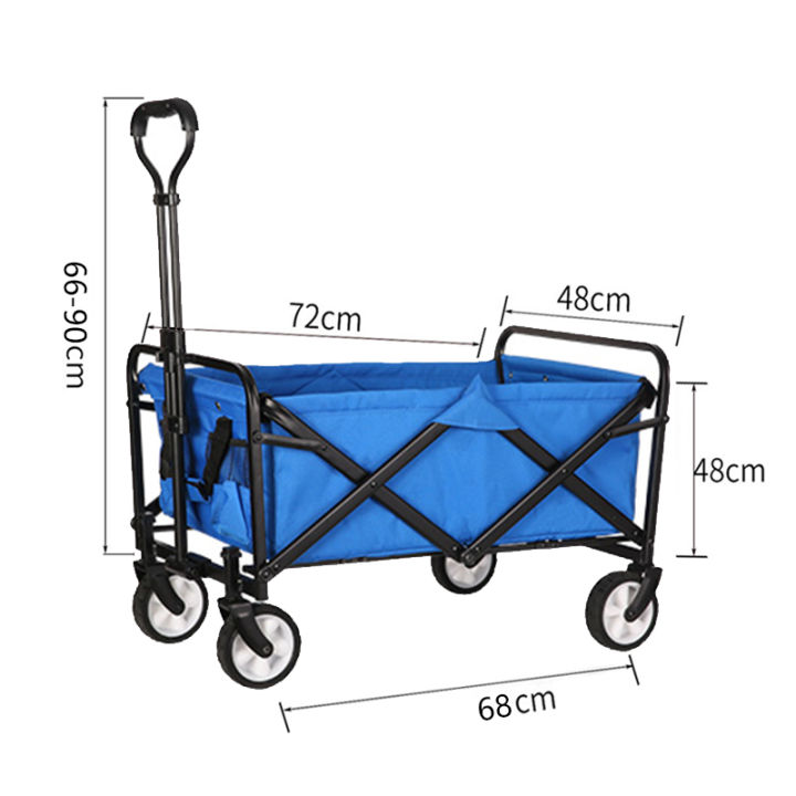 multifunctional-trolleyรถเข็นตั้งแคมป์-รถเข็นของของ-รถเข็นพับได้-รถเข็นพกพา-รถเข็นแค้ม-รถเข็นแคมป์ปิ้ง-น้ำหนักเบา-พกพาสะดวก-พับเก็บง่าย