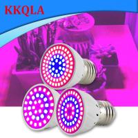 QKKQLA 220V Plant Grow Light Lamps Indoor Greenhouse Cultivo Flower Red Blue Hydro Growbox Fitolampy 36/54/72 LED