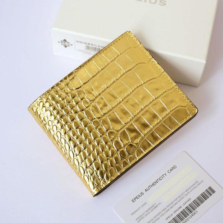 2022-new-designer-luxury-cow-leather-men-wallets-business-genuine-leather-golden-money-bag-high-grade-card-holder-money-bag-45-card-holders