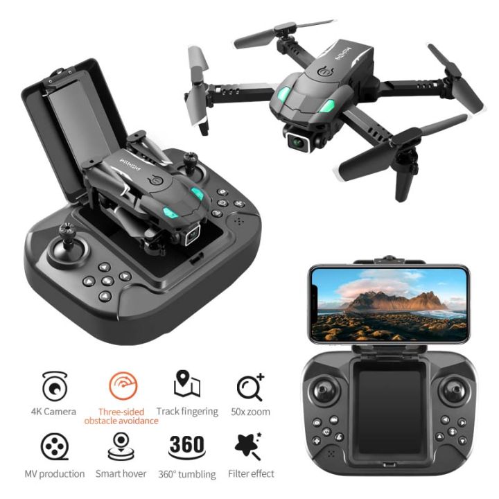 s128-mini-drone-4k-camera-for-beginer-three-sided-obstacle-avoidance-air-pressure-fixed-height-professional-rc-quadcopter-toys