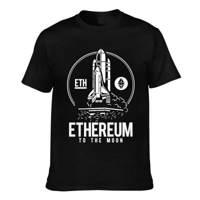 Ethereum To The Moon Btc Eth Bitcoin Crypto Mens Short Sleeve T-Shirt