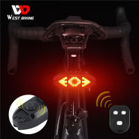 Bike Turn Signal Light Remote Control Direction Indicator LED Rear Light With Horn MTB USB Rechargeable Lamp Cycling Taillight