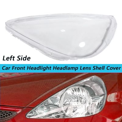 Car Front Headlight head light lamp Lens Shell Cover Replacement for Honda Fit Jazz Hatchback 2003-2007