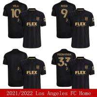 JS 2021-2022 Los Angeles FC Home Football Jersey Vela Rossi Hwan Soccer Tee Unisex Plus Size SJ