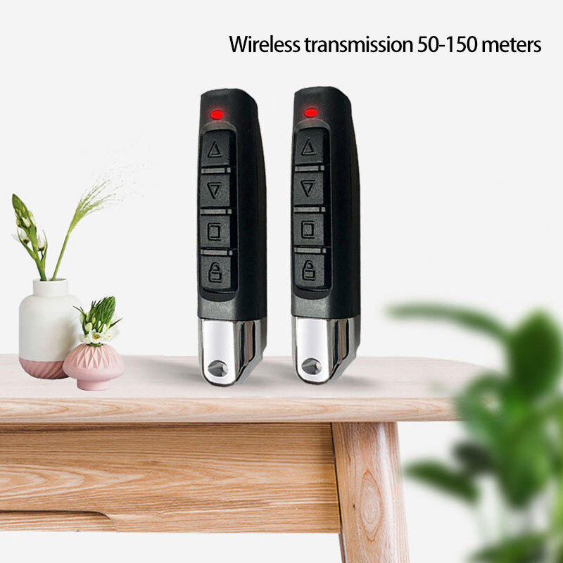 [Ready stock] Auto gate Remote Control 330/433Mhz 4 Channel Garage Door Opener Remote Control Duplicator Clone Cloning Code Car Key