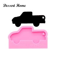 【YF】 DY0561 Shiny Car Silicone Mold Truck and Tree Mould Epoxy Resin Molds for Keychain Jewelry Making Tools