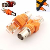 BNC Female to RJ45 Male Adapter Coaxial Coax Barrel Coupler Adaptor RJ45 to RF Connector Computer Cables Cord Connector Adapter