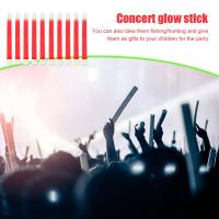 10pcs Camping Glow Sticks Waterproof 6 Inch Outdoor Emergency Glow Sticks with Hook Non-toxic Outdoor Survival Kit