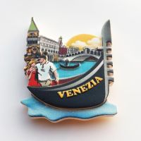 Italy Water City Venice Net Red Attractions Tourist Souvenir Magnetic Fridge Magnet