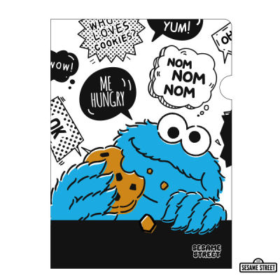 SST Cookie Monster A4 file folder W22 5xH31 cm