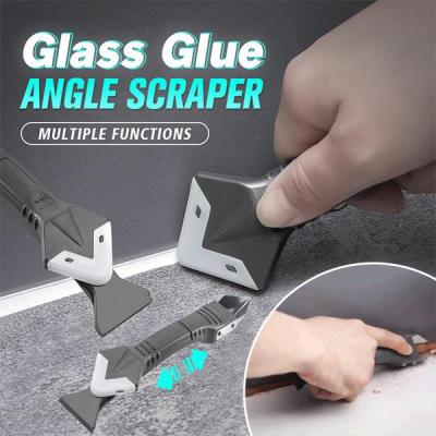 ✙ 5PCS 3 In1 Glass Glue Angle Scraper Caulking Tool Shovel Binder Multifunctional Rubber Shovel Silicone Remover Angle Seam Shovel