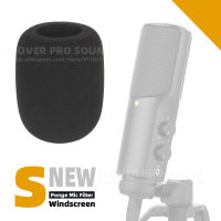 บันทึก Windproof ไมโครโฟนฝาครอบกระจกหน้ารถฟองน้ำ Wind Shield สำหรับ Rode NT-USB NTUSB Anti Pop Filter Mic Windscreen