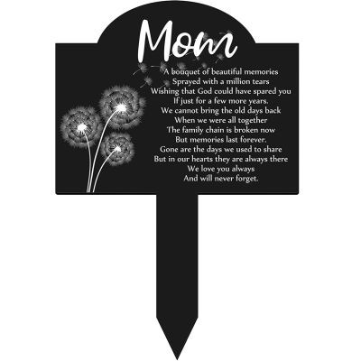 Considerate Reliable With Stakes Sympathy For Outdoors Meaningful Funerals Portable Thoughtful Yard Waterproof Elegant Garden Grave Markers Memorial Plaques