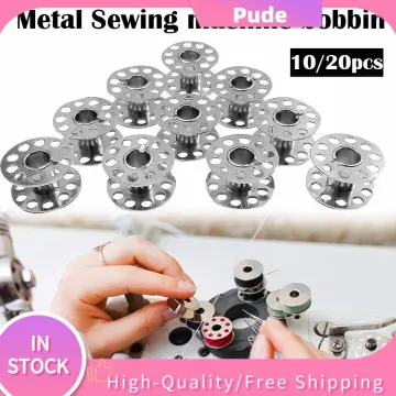 2Pcs Thread Spool Holder Stands with 6Pcs Sewing Bobbin Small