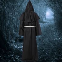 Ready Stock ✨ Halloween cosplay costume medieval monks monks robe wizard under the priest suit