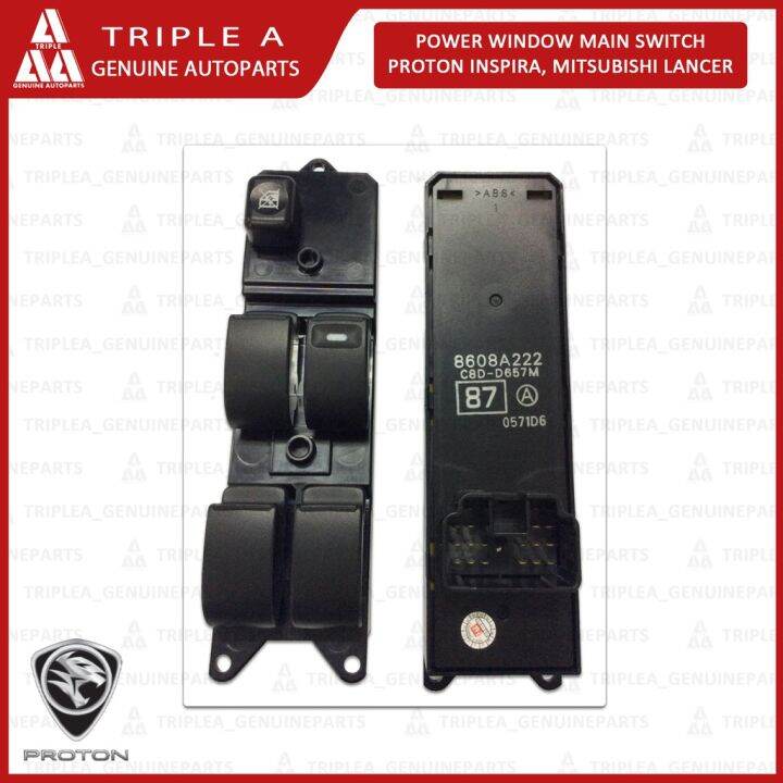 Proton Inspira Mitsubishi Lancer Power Window Main Switch Lazada