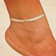 6Pcs/Set Bohemian Multicolor Beaded Chain Anklet Bracelet Set for Female Elastic Ankle Bracelet On The Leg Foot Beach Jewelry