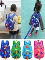 Hot Selling Children Cartoon Traction Rope School Bag Cute Zipper Large Capacity, Light Waterproof Kids Cartoon Backpack+Anti-Lost Rope