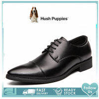 TOP☆Hush_Puppies รองเท้าผู้ชาย รุ่น สีดำ รองเท้าหนังแท้ รองเท้าทางการ รองเท้าแบบสวม รองเท้าแต่งงาน รองเท้าหนังผู้ชาย