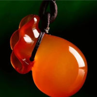 Natural Red Agate Blessing Bag Pendant Ice New Jade Chalcedony Money Bag Pendant Exquisite Ornaments HQHS HQHS