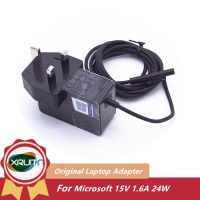 Genuine 1735 1736 15V 1.6A 24W Laptop Charger AC Adapter For Microsoft Surface Pro 4 M3/ Book / Go Power Supply UK Plug New original warranty 3 years