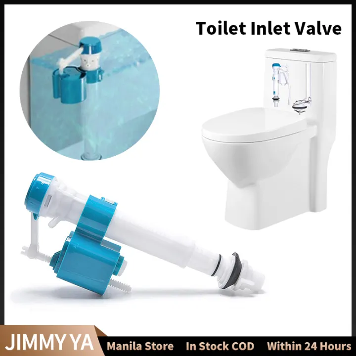 Toilet Push Button Fill Valve Float Ball Valve Universal Inlet Valve