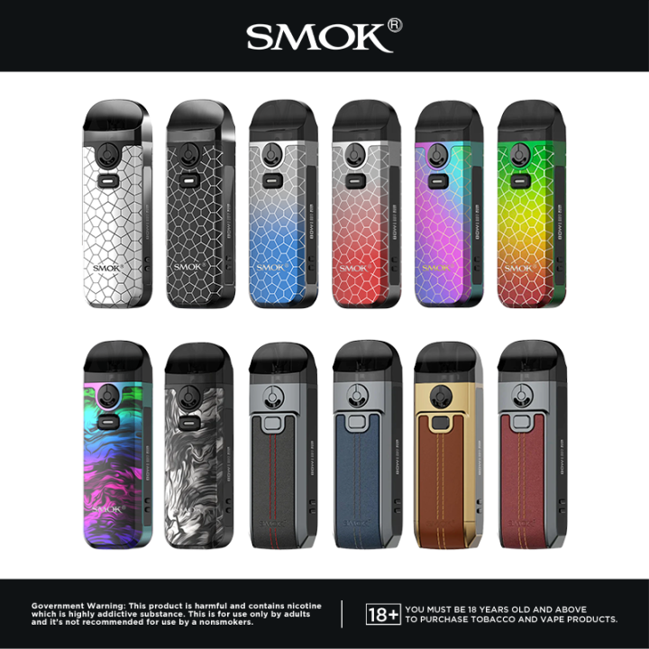 Smok Nord4 (80W), Nord 4 Vape Smoke Set with type C charger 4.5 ml