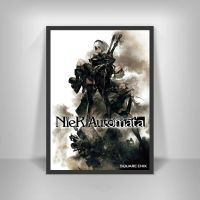 โปสเตอร์ศิลปะเกม NieR Automata โปสเตอร์ผ้าใบพิมพ์ภาพฝาผนังตกแต่งบ้าน (ไร้กรอบ)