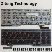 US/UK/GR/FR For Fujitsu Lifebook E753 E754 E756 E557 E556 laptop US German UK French keyboard Notebook replacement keyboard