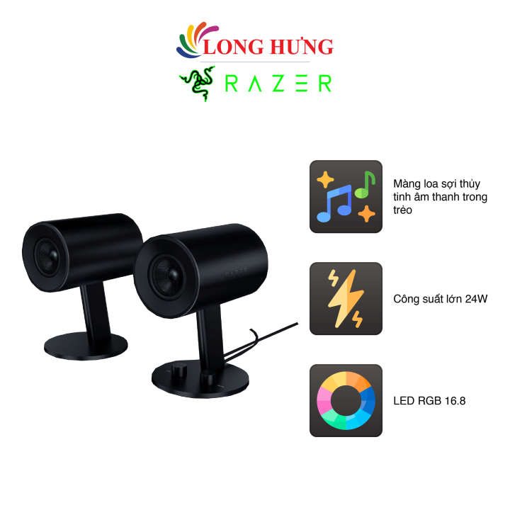 Loa vi tính Razer Nommo Chroma 2.0 Gaming Speakers RZ05-02460100