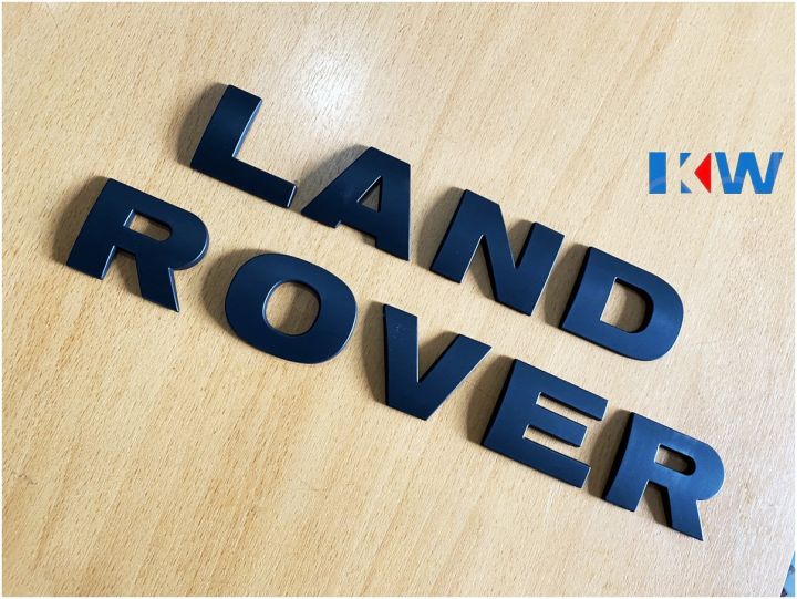 Land Rover Discovery สติกเกอร์ฝากระโปรงหน้า-ตัวนูน (ดำด้าน)