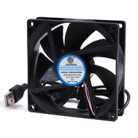 DC 5V USB Brushless แขนแบริ่งพัดลมคอมพิวเตอร์พีซี Silent Cooler Cooling Fan