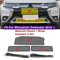 Car Middle Insect Screening Mesh Front Grille Insert Net Anti-mosquito Dust Cover Kit Fit For Mitsubishi Outlander 2016 - 2020