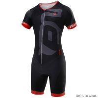 Triathlon competition suit one-piece riding suit bicycle tight jumpsuit outdoor roller skating suit marathon jersey