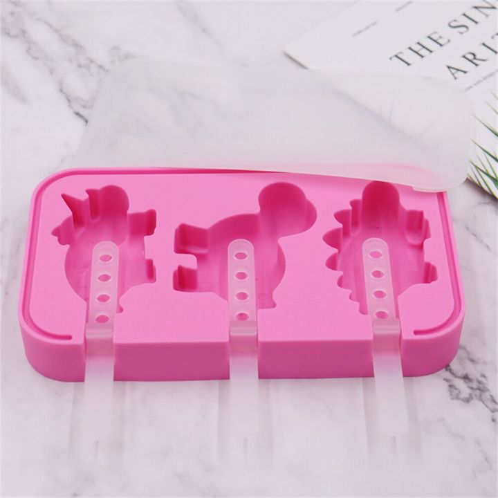 silicon-ice-cream-stencil-dinosaur-shape-with-6-pp-stick-easy-release-4-colors-multifunctional-ice-cream-mould-popsicle-xqmg-ice-maker-ice-cream-mould