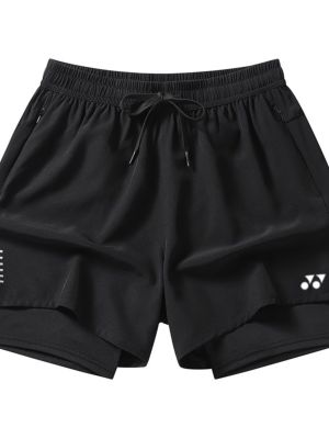 Lined shorts for men and women breathable quick-drying three-point pants YY badminton clothing group purchase anti-light table tennis running pants