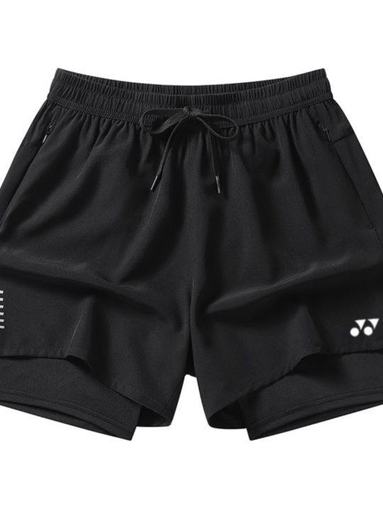 lined-shorts-for-men-and-women-breathable-quick-drying-three-point-pants-yy-badminton-clothing-group-purchase-anti-light-table-tennis-running-pants