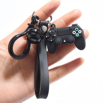 Game Machine Keychain &amp; Keyring Cute Gamepad Boyfriend Joystick Key Chain PS4 Game Console Keychains Bag Car Hanging Key Ring Key Chains