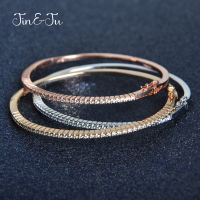 JIN&amp;JU Luxury Quality celet For Women Gold Color Mothers Day Bangle Femme 2021 Jewelry 2020 Pulseras браслет для женщин