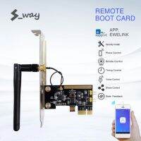 S-Way ewelink มินิ PCI-E สก์ท็อปพีซีสวิทช์ควบคุมระยะไกลบูตการ์ด WiFi ไร้สายสมาร์ทสวิทช์เปิด/ปิดโมดูลรีเลย์รีสตาร์ทสวิทช์