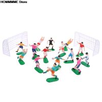 9pcs/set Football Game Kids Toy Celebration Goal Gate Pastry Art Birthday Cupcake Topper Cupcake Cake Topper Decoration Doll