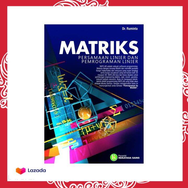 Buku Matriks Persamaan Linier Dan Pemrograman Linier (Edisi Revisi ...