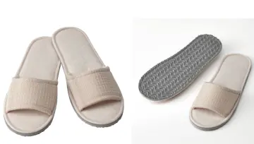 SKOVELSJÖN slippers, beige, S/M - IKEA