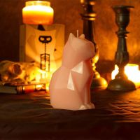 Drop Shipping Black Cat Candle Pet candle Handmade candle Craft Candle with skeleton Christmas New Year Decoration Gift