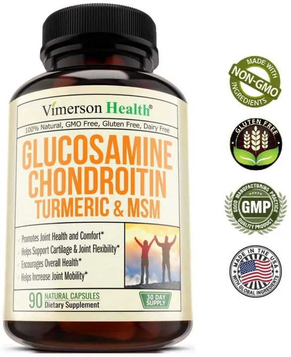 Vimerson Health Glucosamine Chondroitin Turmeric Msm Reviews Vimerson Health Glucosamine with Chondroitin Turmeric & MSM 90 Capsules